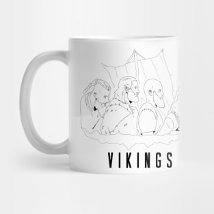 Vikings sticker Mug